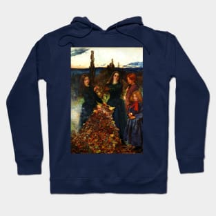 Autumn Leaves - John Everett Millais Hoodie